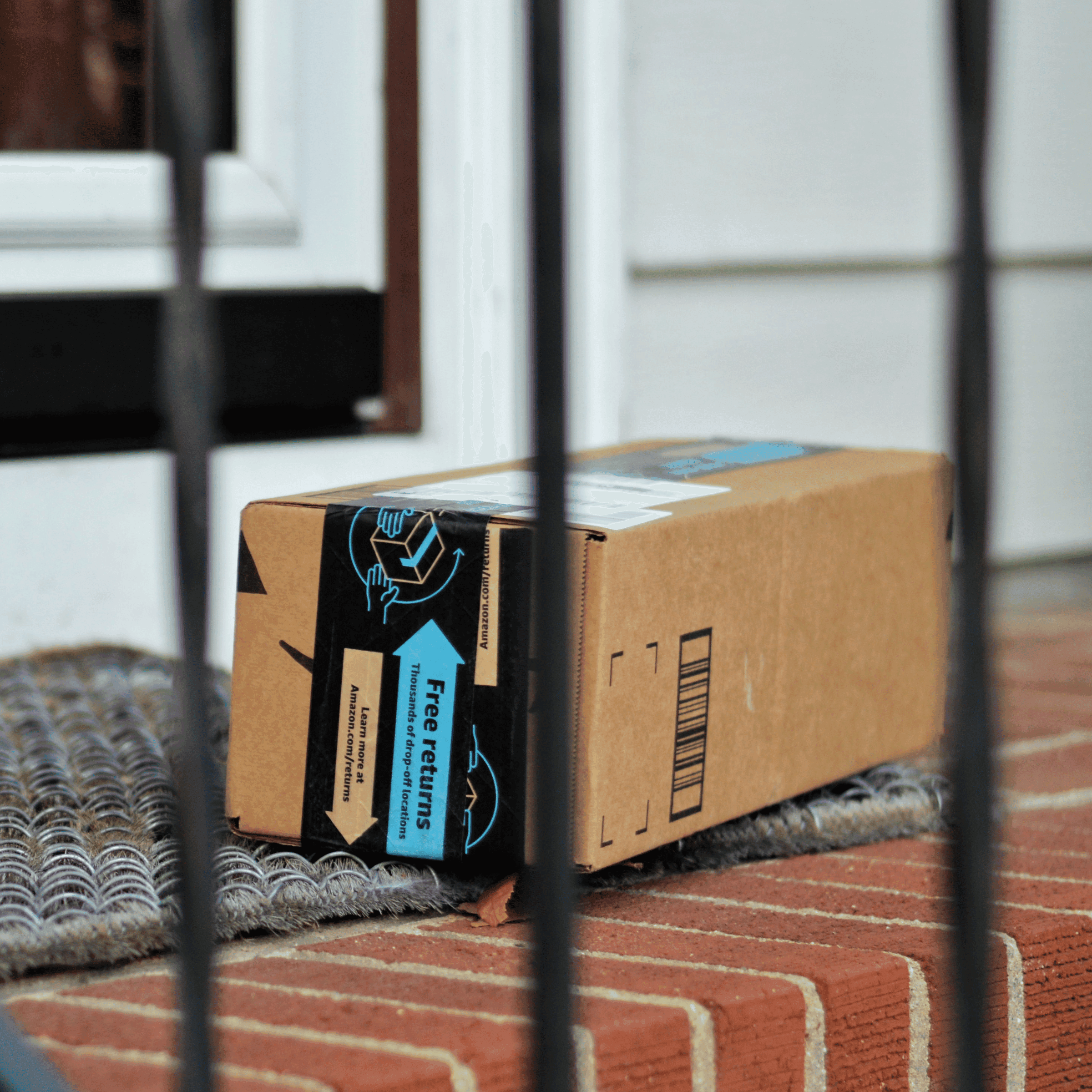 Amazon Box on Porch