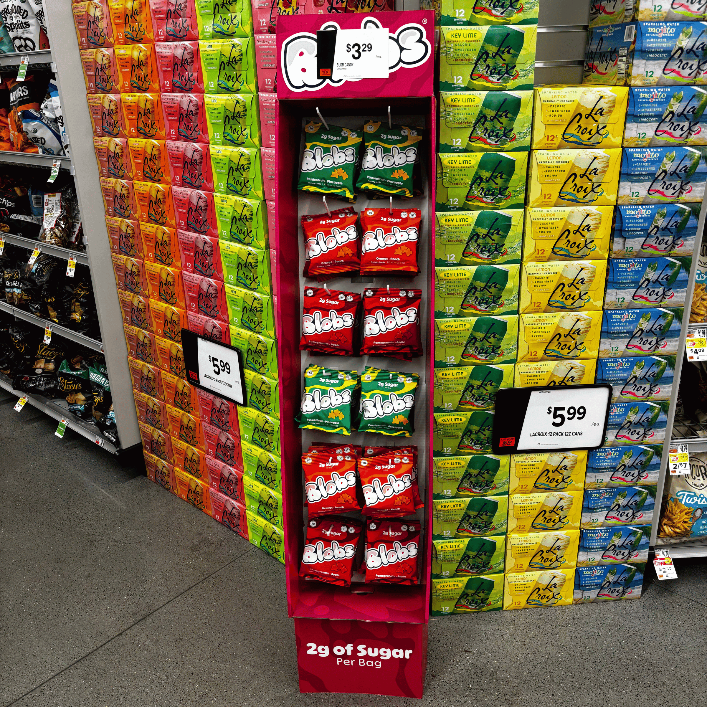 Blobs Retail Display at Giant