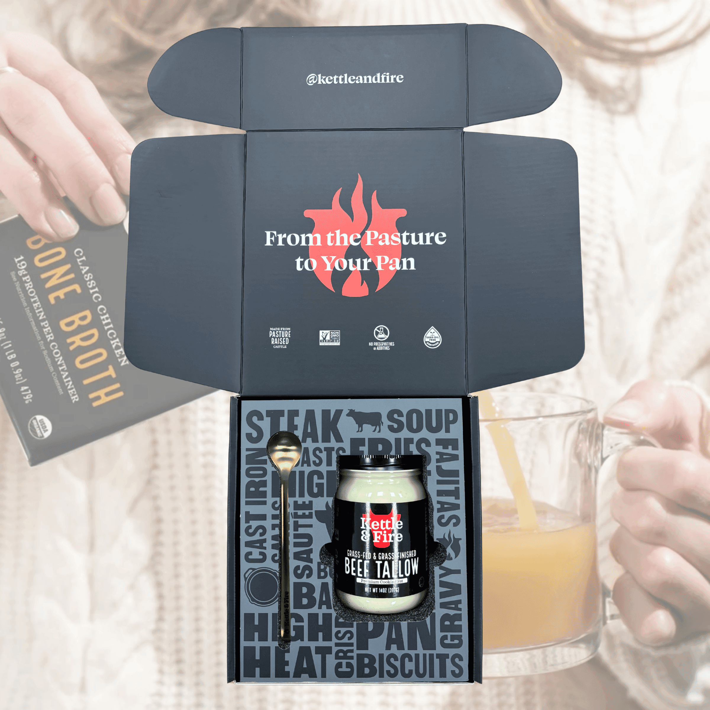 Kettle and Fire Custom Mailer