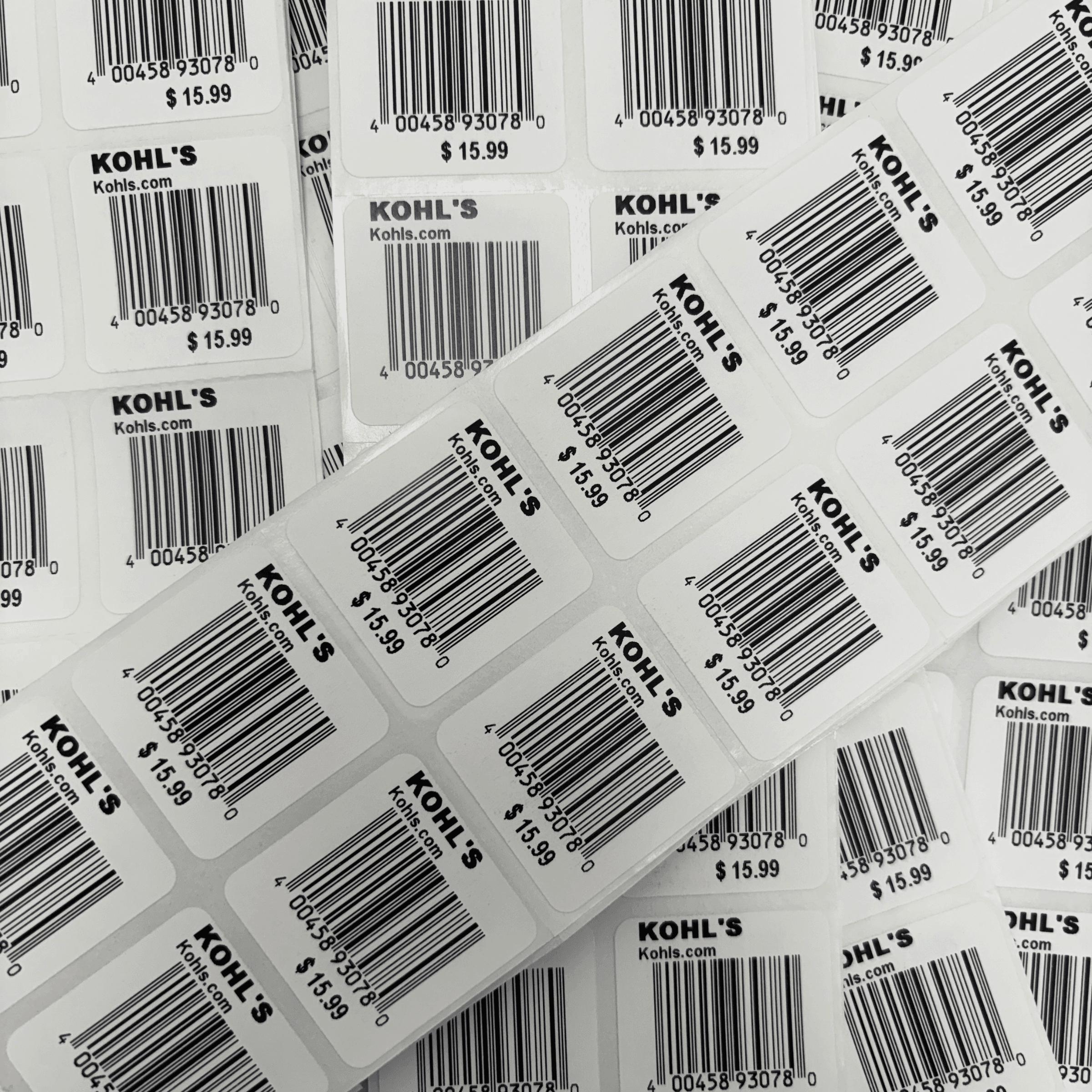 Kohl's UPC Labels