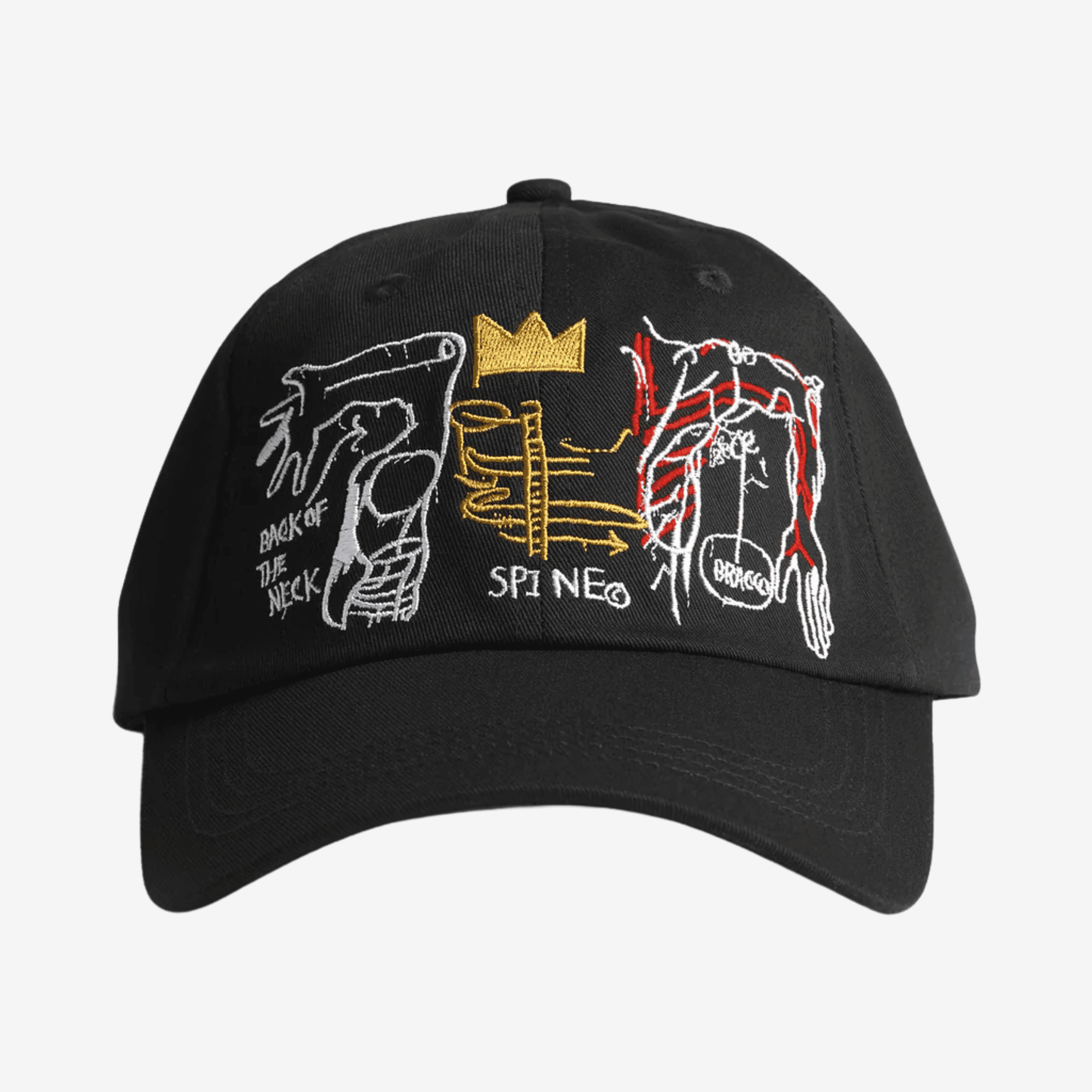 Back of the Neck Baseball Cap by Jean-Michel Basquiat Back of the Neck Baseball Cap by Jean-Michel Basquiat
