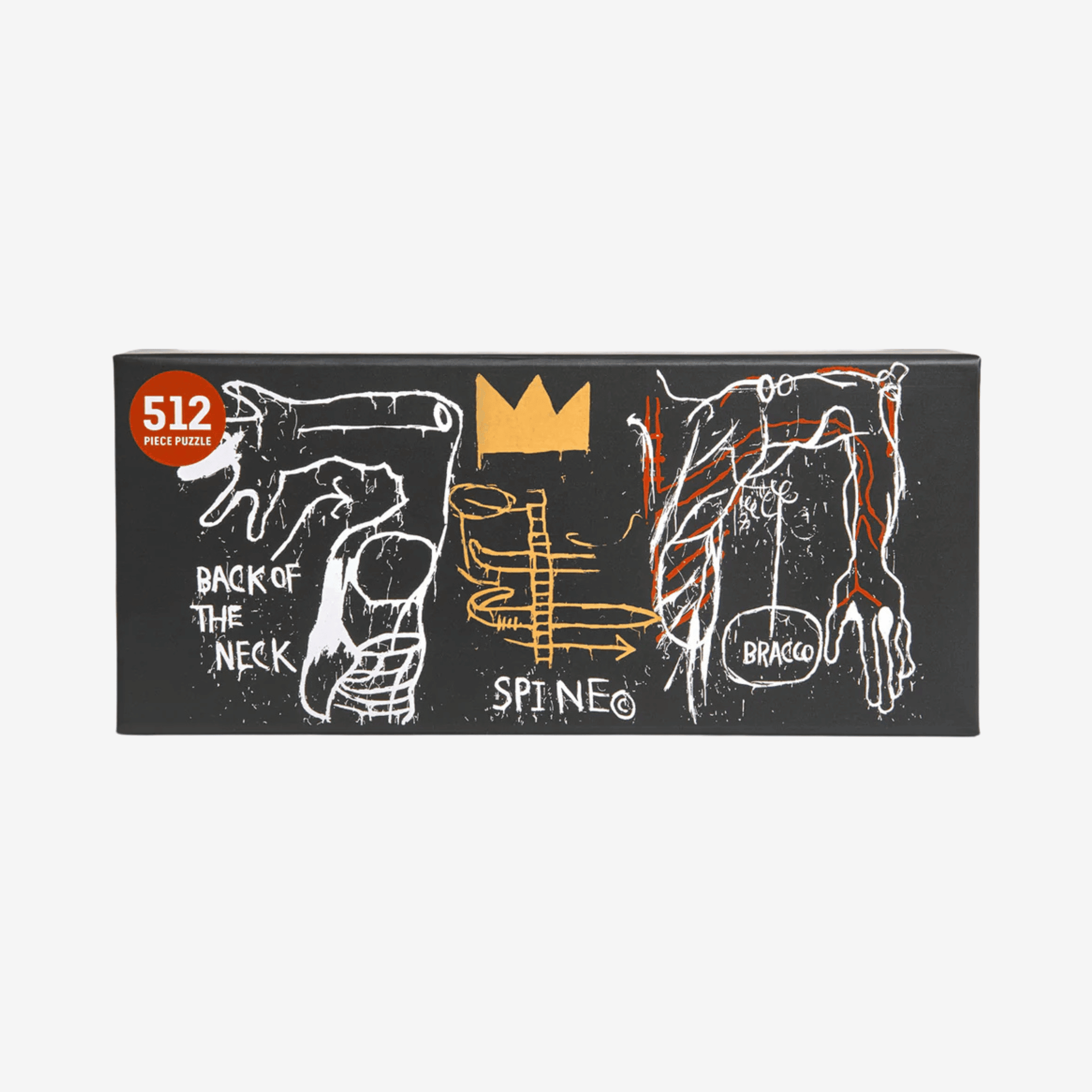 Back of the Neck Jigsaw Puzzle by Jean-Michel Basquiat Back of the Neck Jigsaw Puzzle by Jean-Michel Basquiat