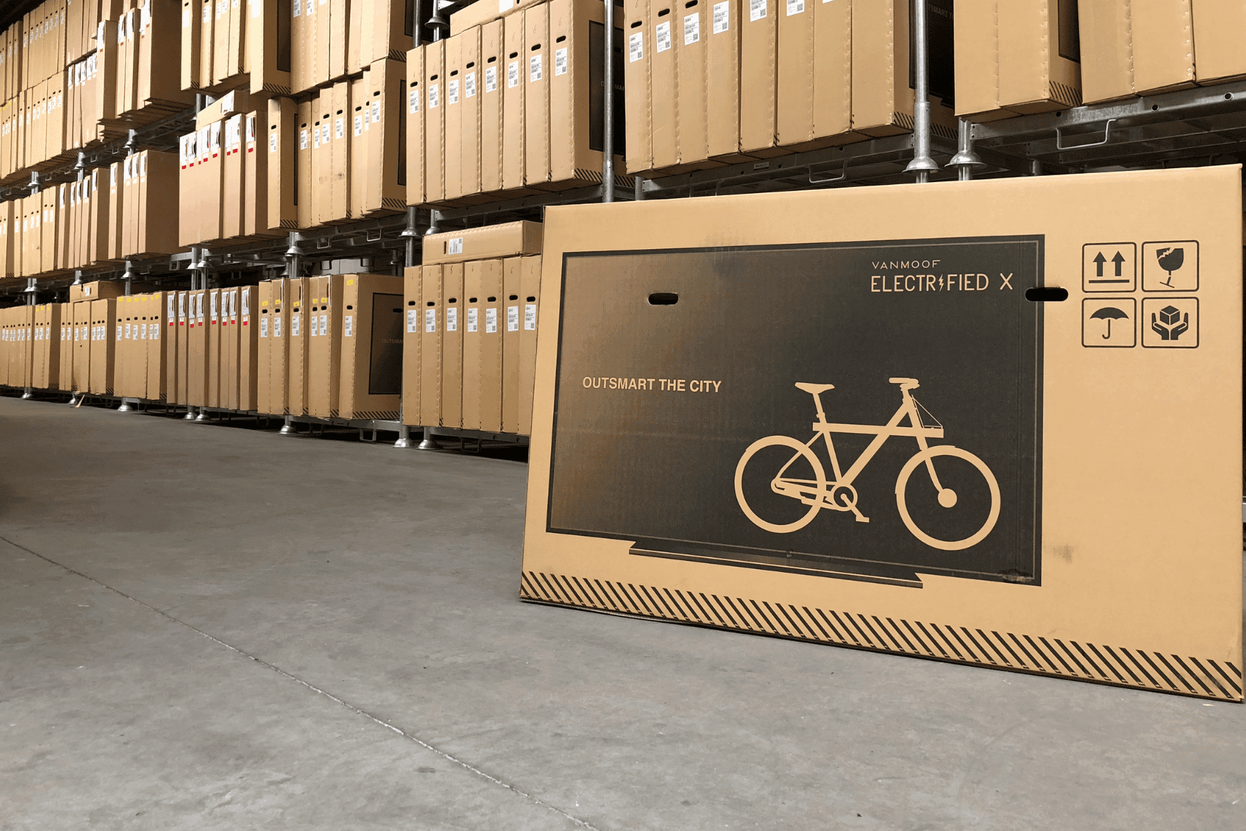 Vanmoof’s Clever Strategy of Shipping Bikes in TV Boxes Vanmoof’s Clever Strategy of Shipping Bikes in TV Boxes